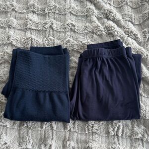 Navy Blue Leggings Set